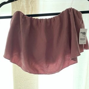 NWT Charlotte rousse flowy tube top crop
